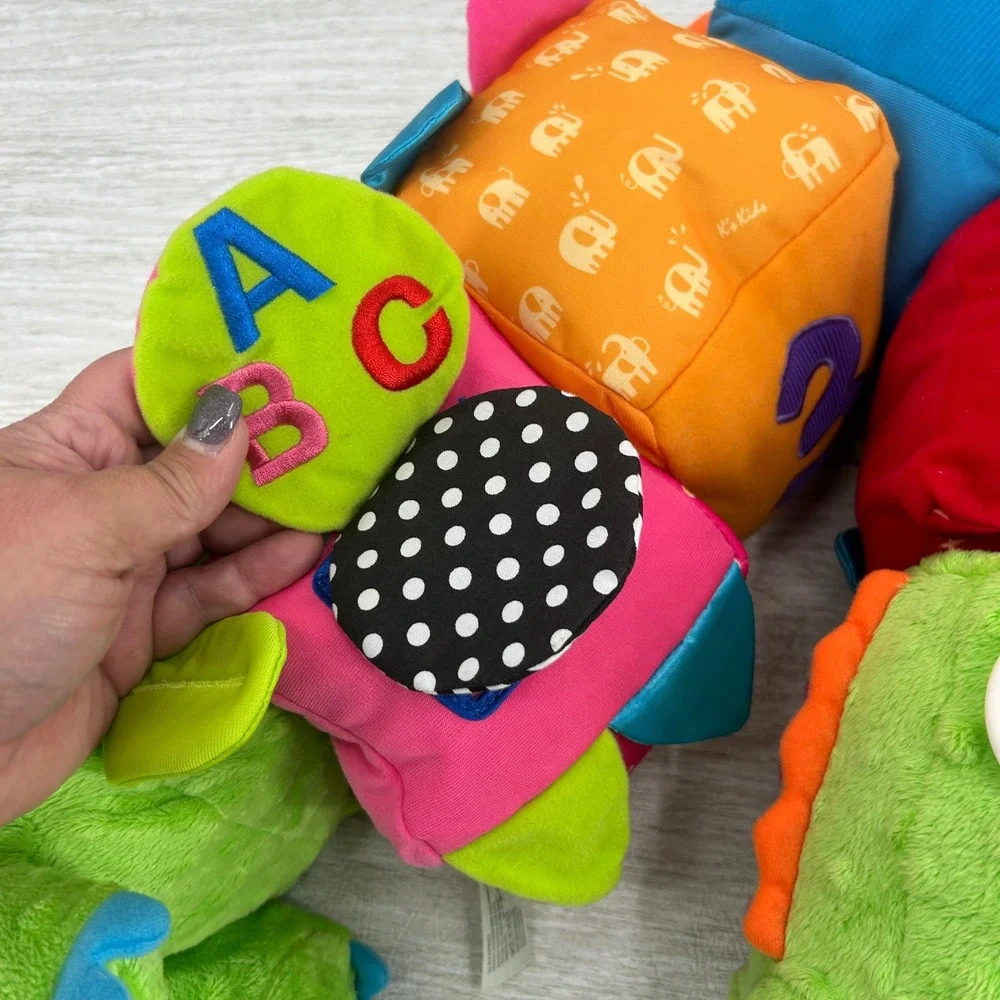 Ks‎ Kids CrocoBloco Alligator Blocks Stuffed Plush Developmental Soft Activity
